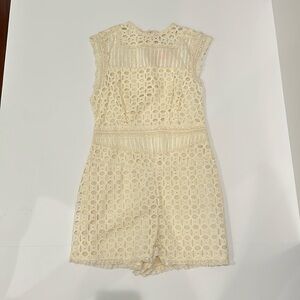 Free people size 2 cream romper